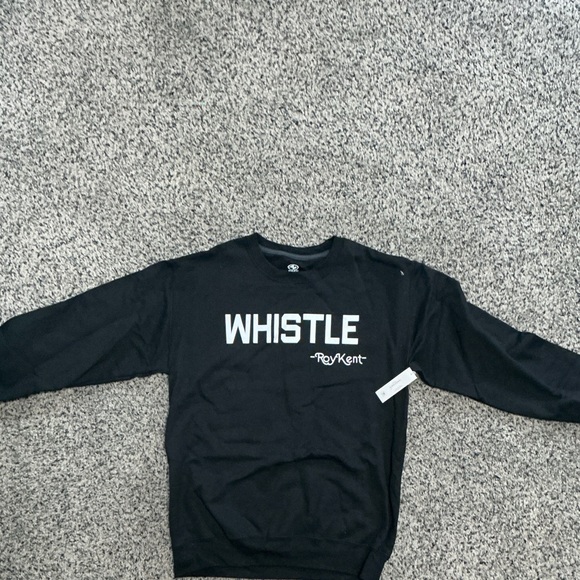 Other - Custom Designed Whistle Black Sweatshirt- New With Tags